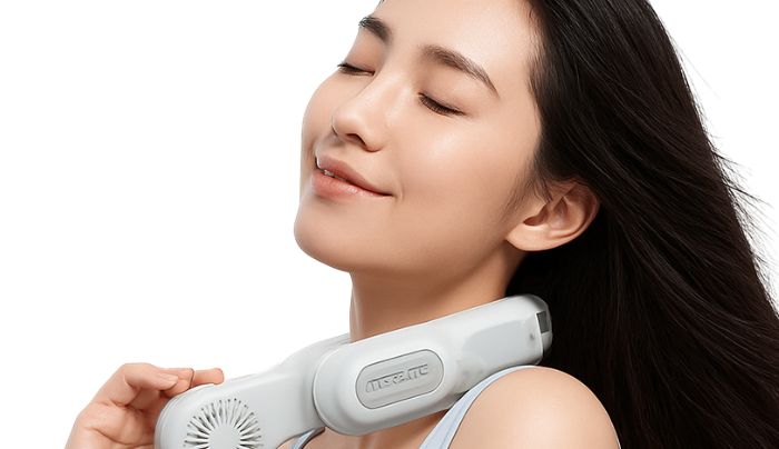 首元を冷やして全身をクールダウンするイメージ