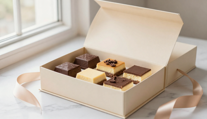 低糖質チーズケーキと生チョコのギフトボックス