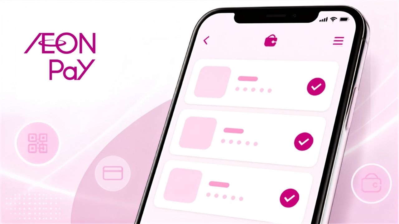 スマホ決済アプリの画面を見ながら支払い方法を確認するイメージ