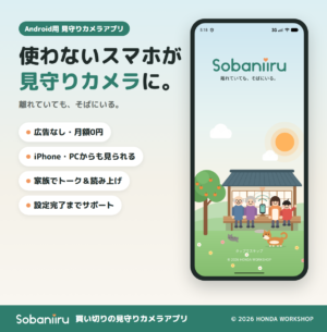 Sobaniiru 見守りカメラアプリ